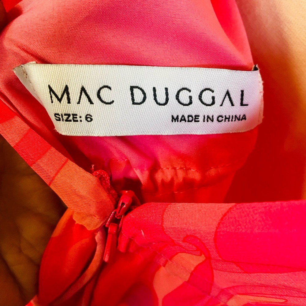Mac Duggal Vibrant Pink Cocktail Dress size6 brand new - Picture 4 of 8